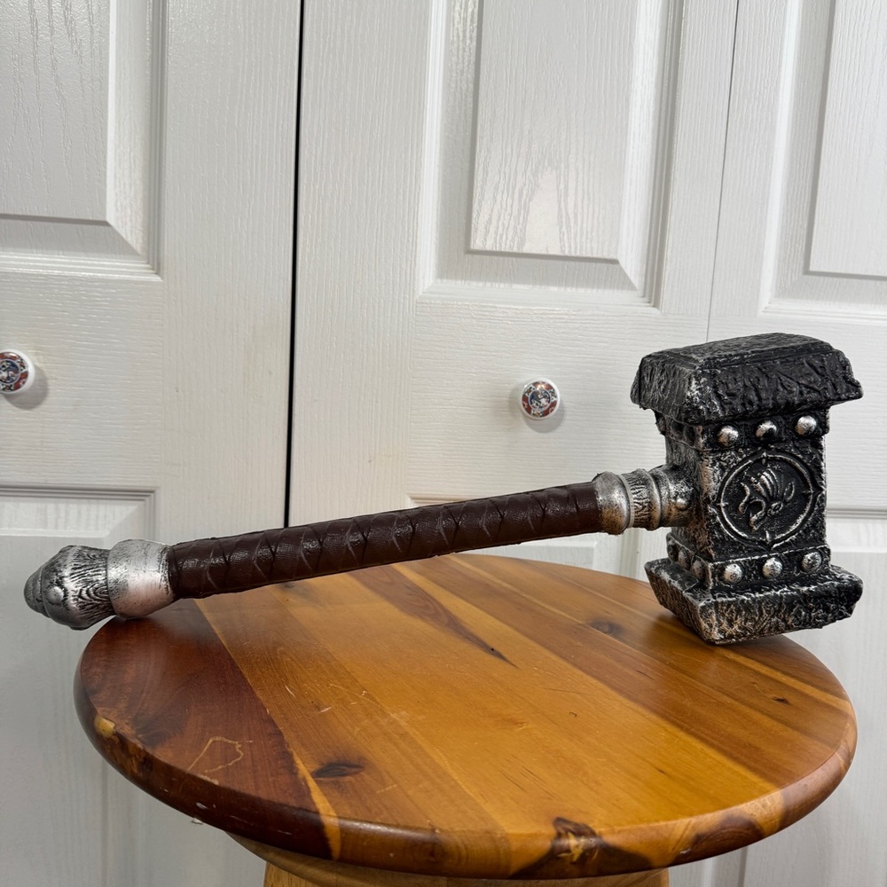 World of Warcraft foam replica doom hammer
